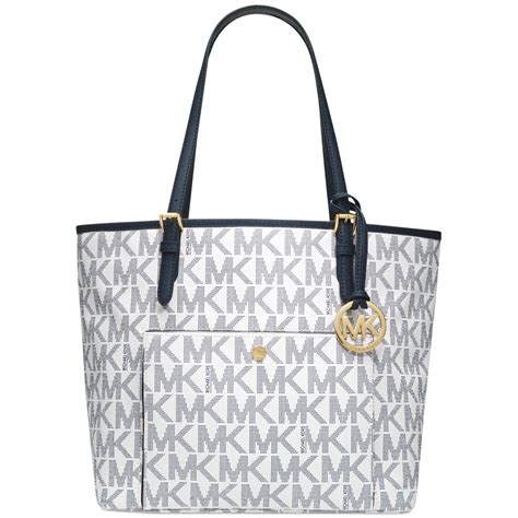 michael kors large jet set tote blue|michael kors large travel bag.